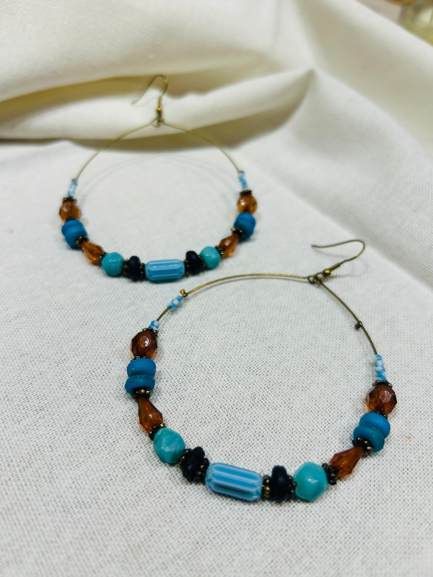Blue Dazzle Hoops - Garud Wear