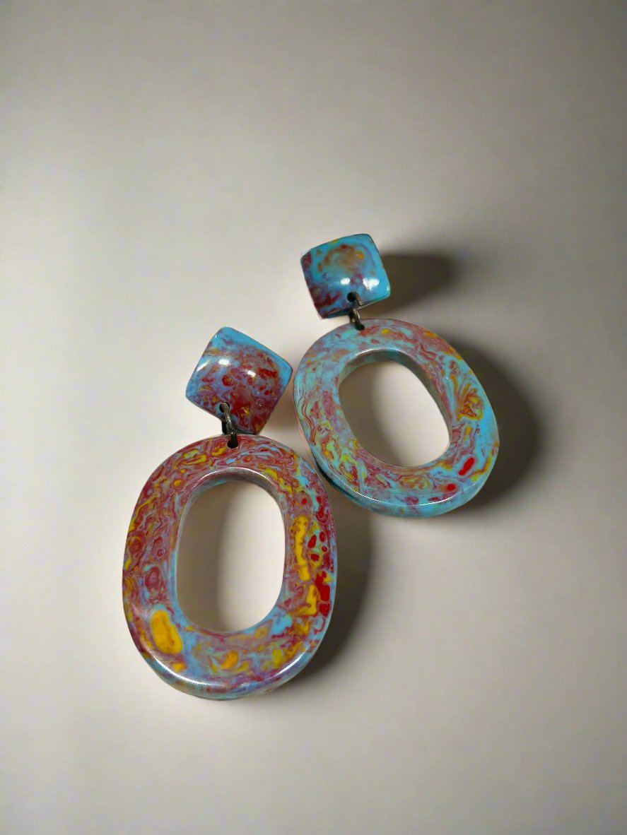 Abstract earrings Guiyaa Jewels
