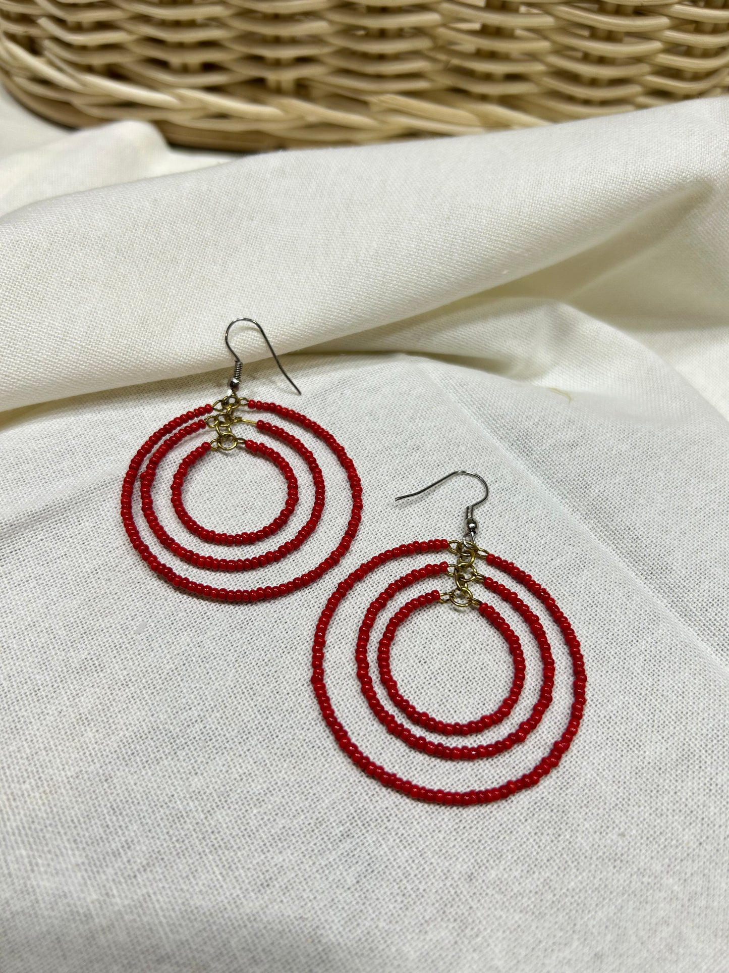 Sizzling Red Hoops - Garud Wear