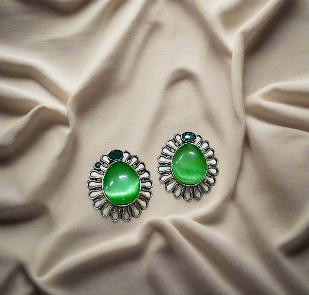 Moss Green Studs - Garud Wear