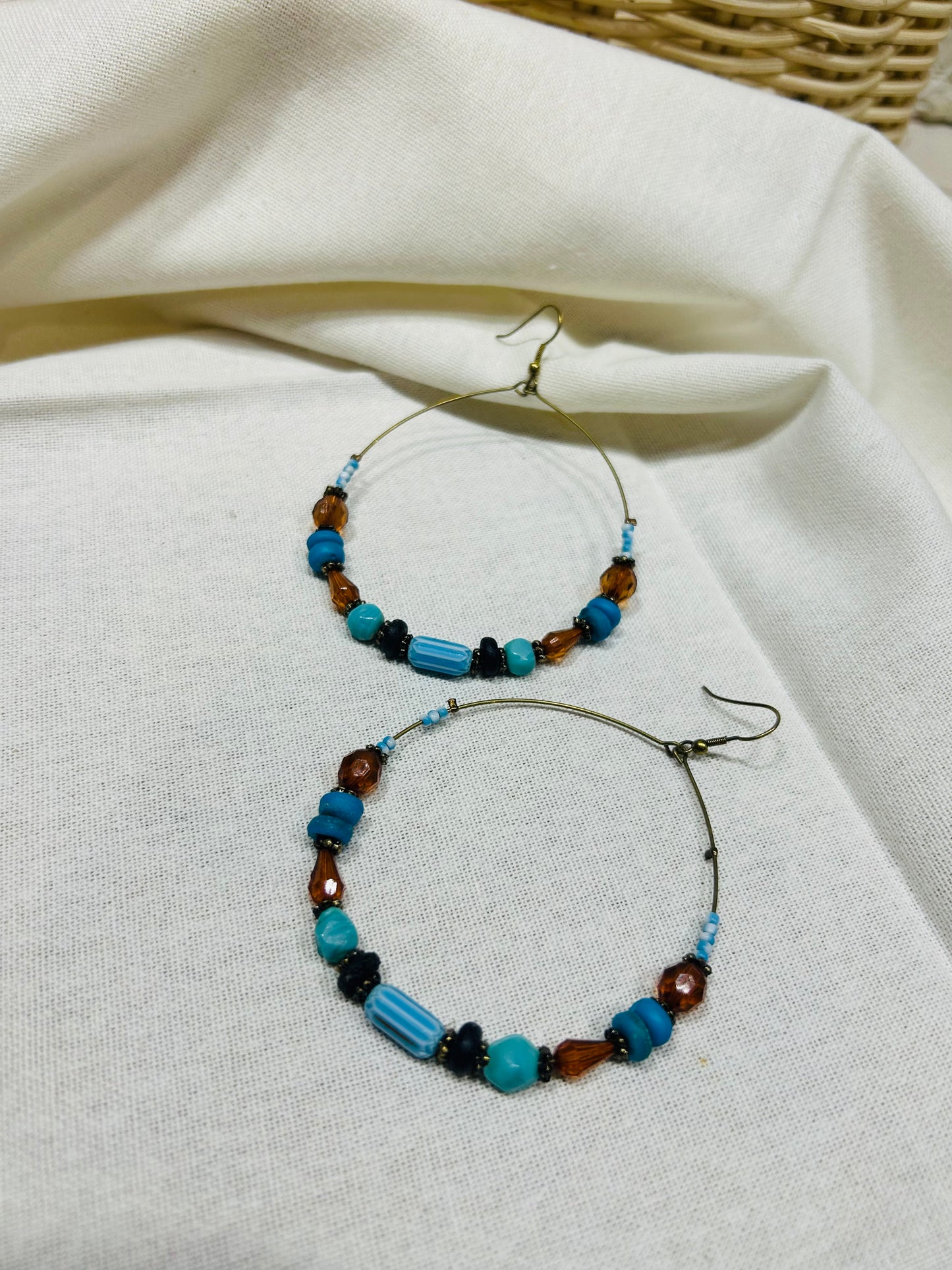 Blue Dazzle Hoops - Garud Wear