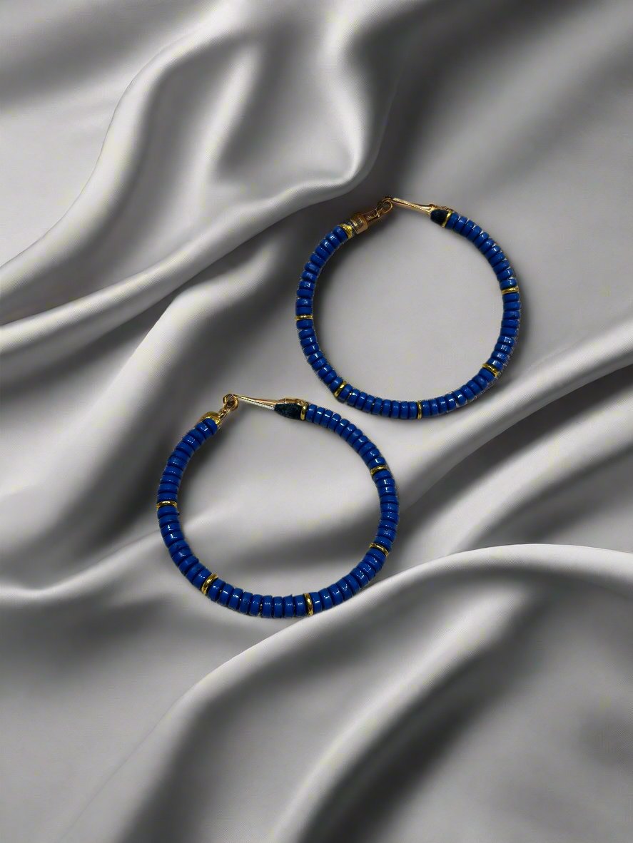 Marine Bead Hoops - Garud Wear