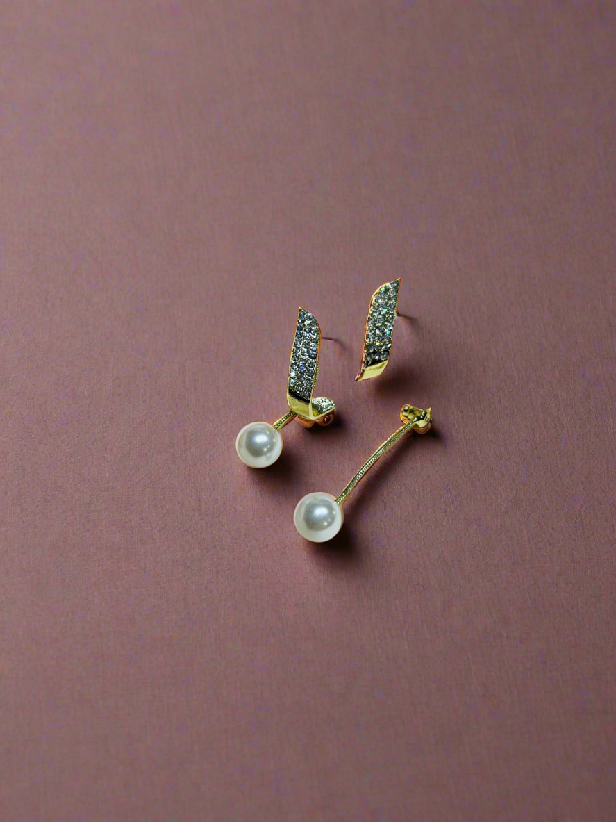 Pearl Drop Elegant Earrings - Garud Wear