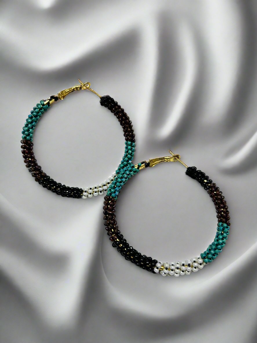 Beads loaded hoops - Garud Wear