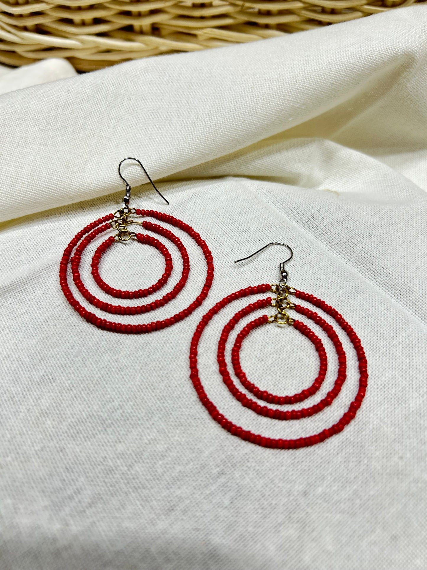 Sizzling Red Hoops - Garud Wear