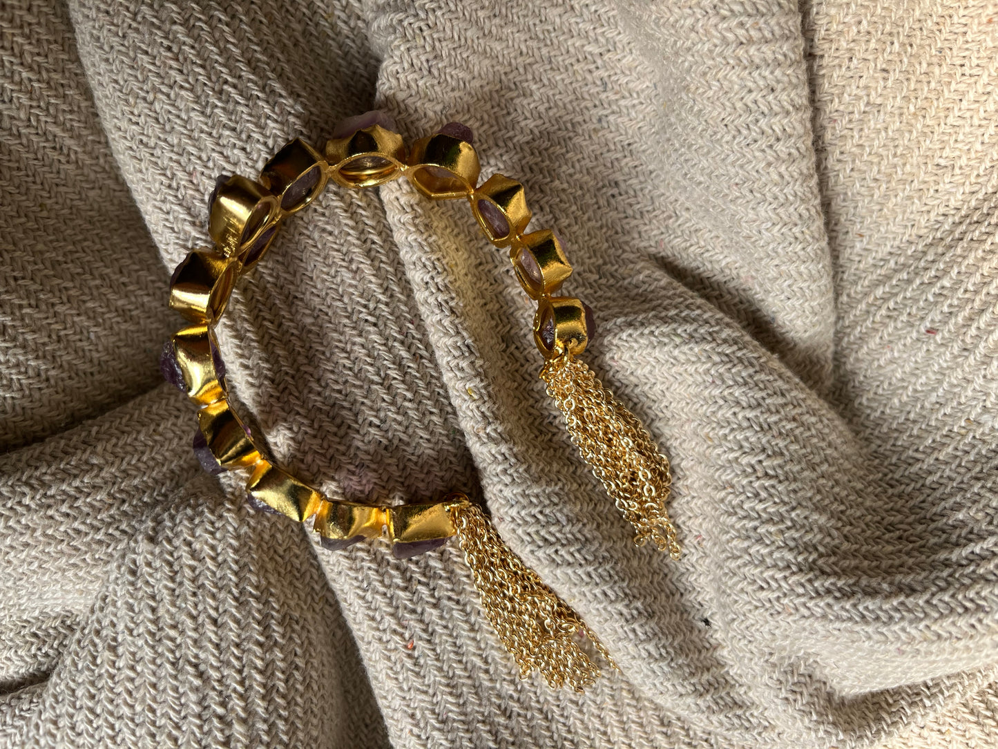 Quartz Quest Bangle Guiyaa Jewels