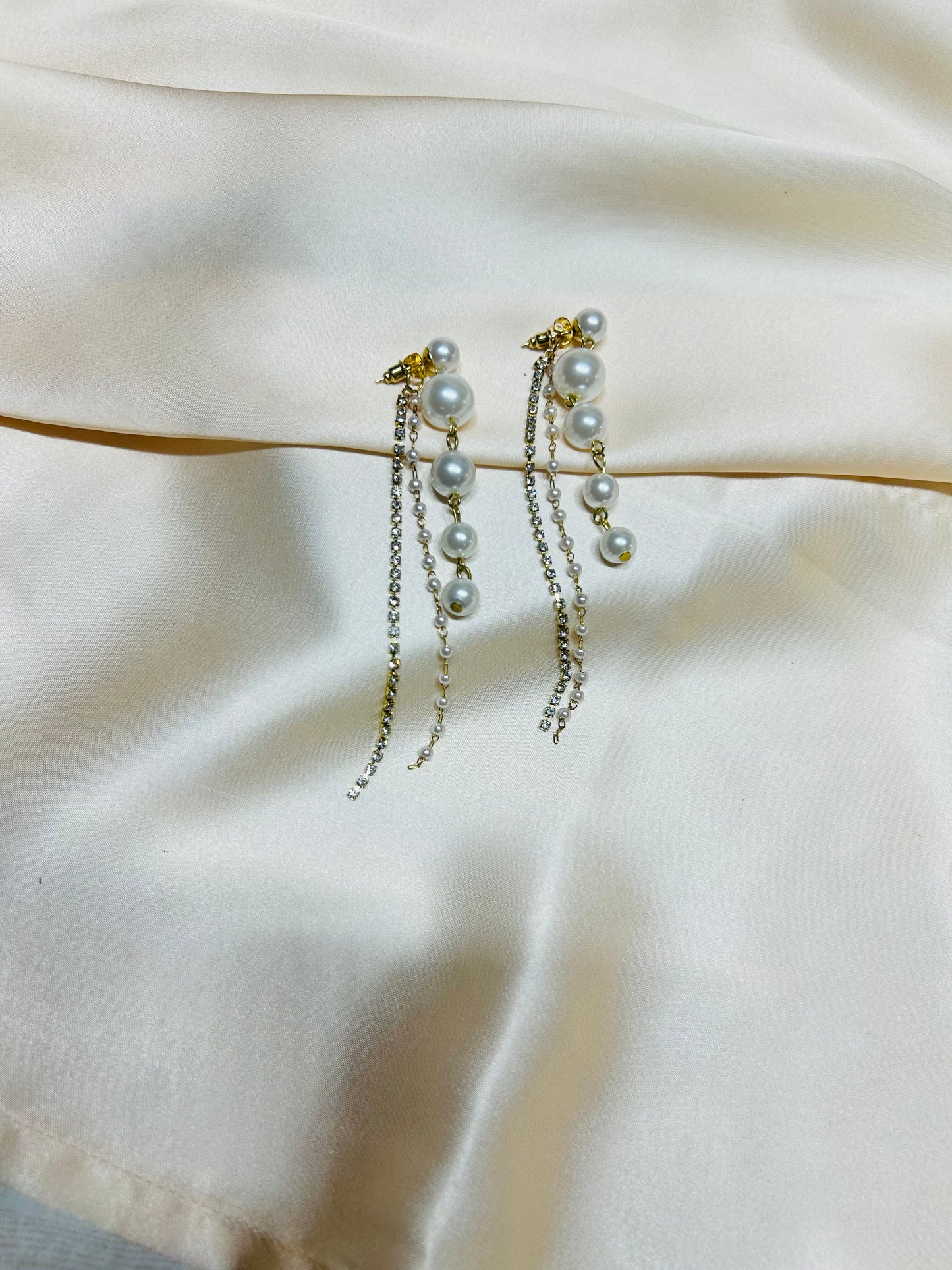 Pearl Chain Earrings - Garud Wear