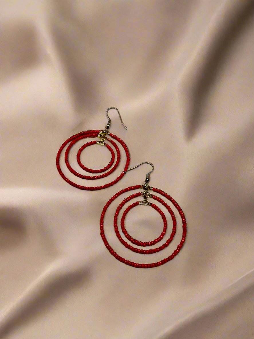 Sizzling Red Hoops - Garud Wear