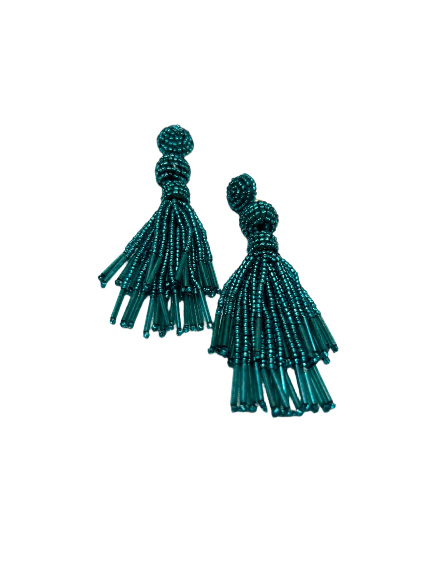 Turquoise Tide Tassel Drops - Garud Wear