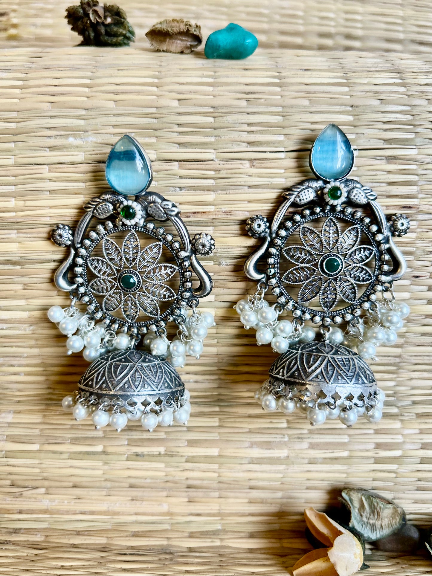 Sky Serenade Jhumka - Garud Wear