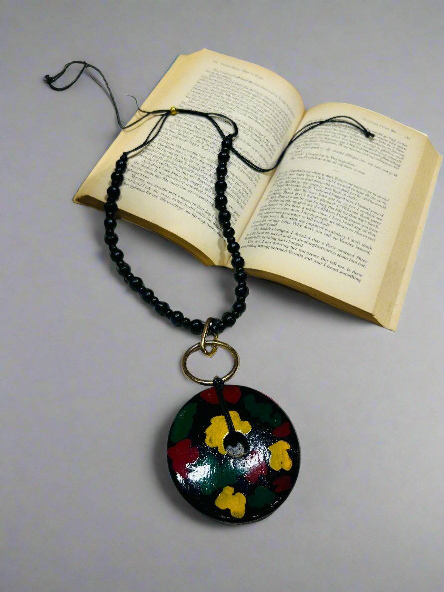 Black painted Necklace - Garud Wear