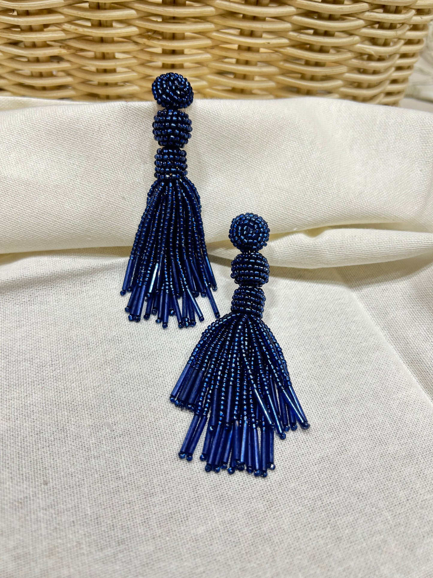 Blue Haze Tassel Dangles - Garud Wear