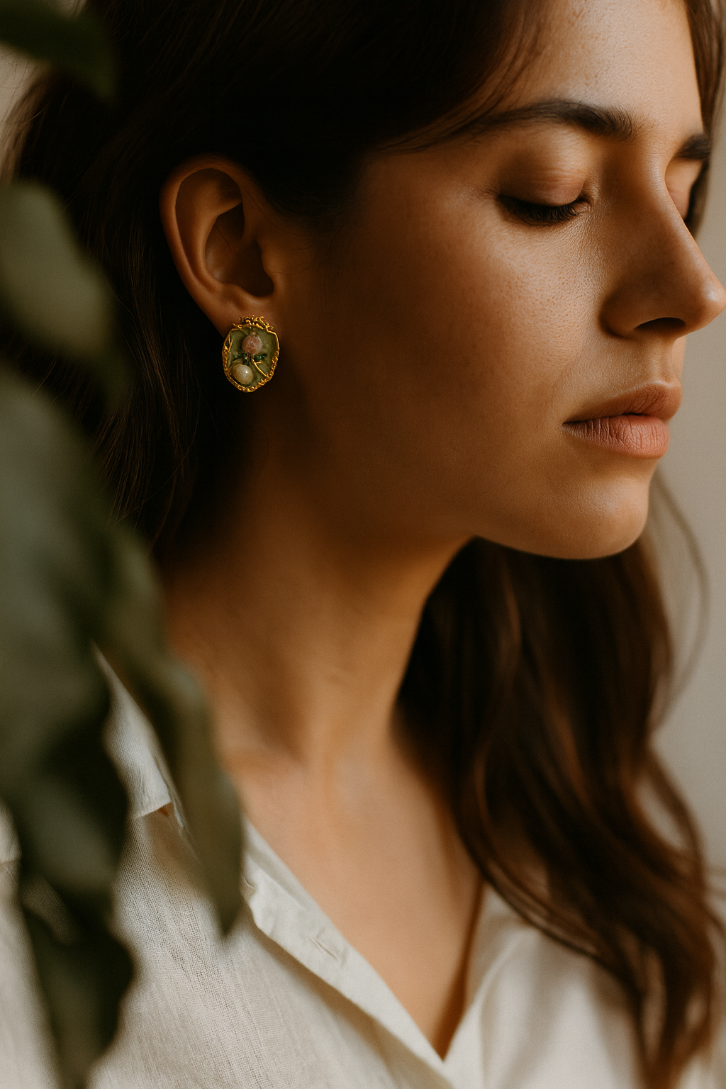Graceful Glow Earrings Garud Wear