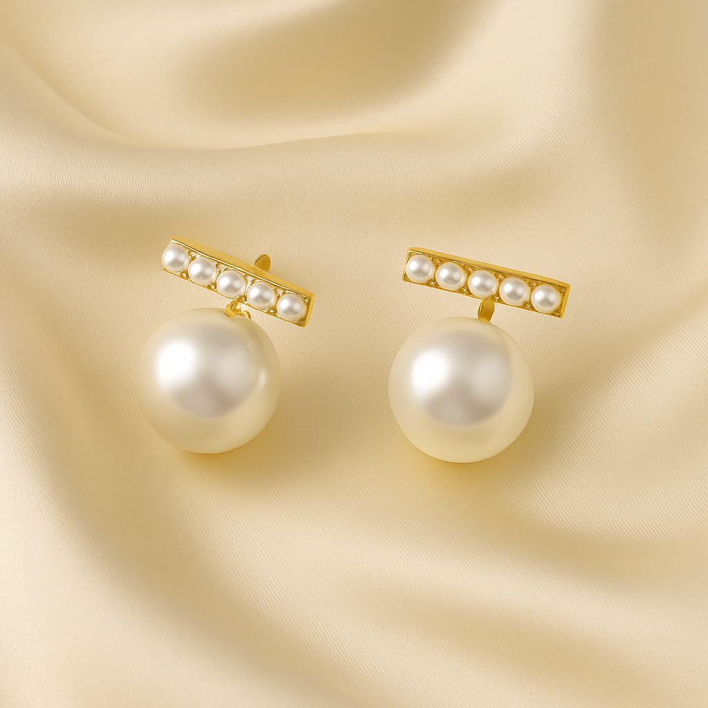 Classic White Pearl Drops Garud Wear