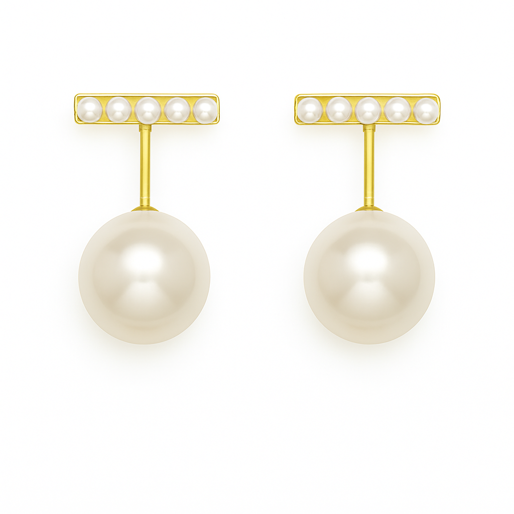 Classic White Pearl Drops Garud Wear