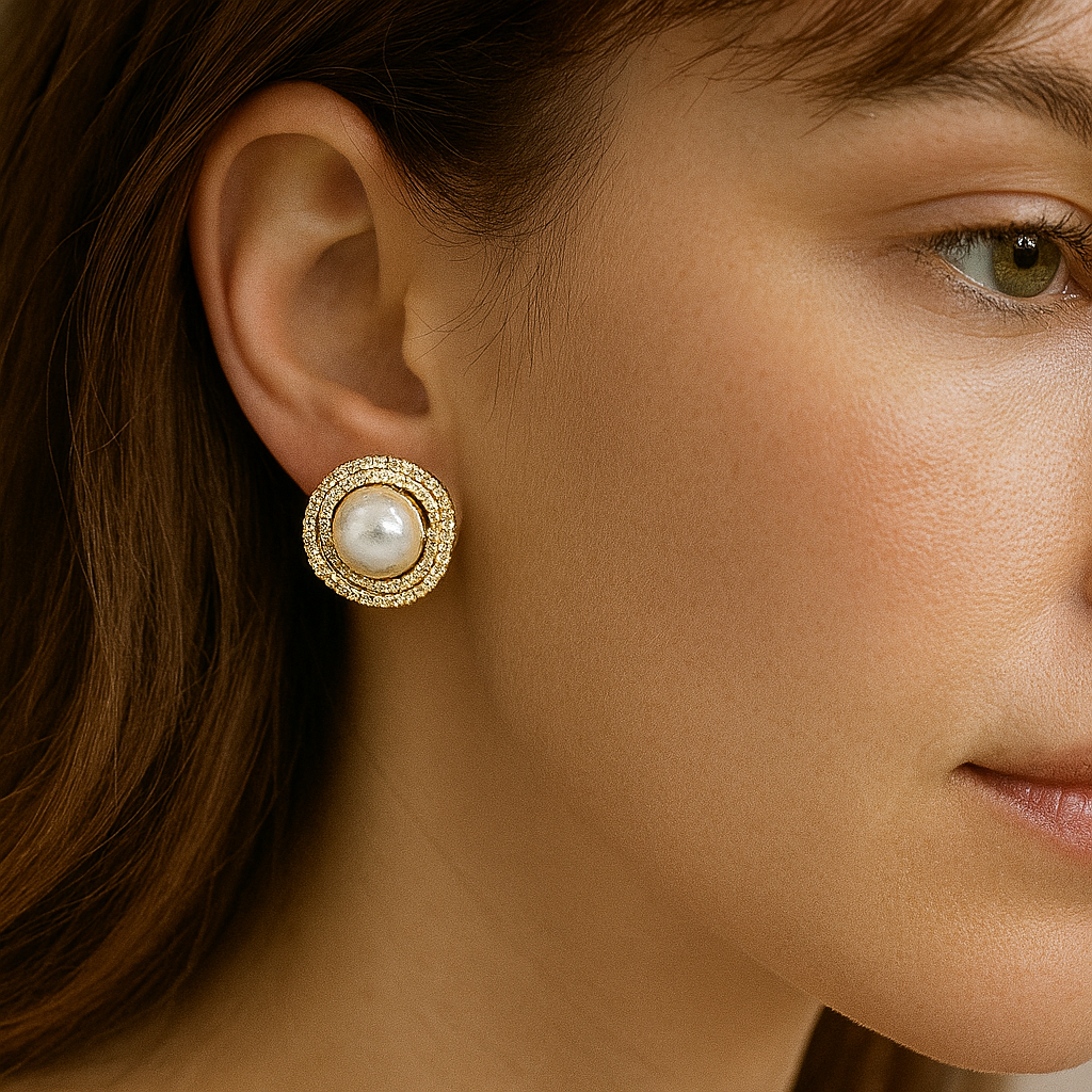 Golden Whisper Pearls Garud Wear