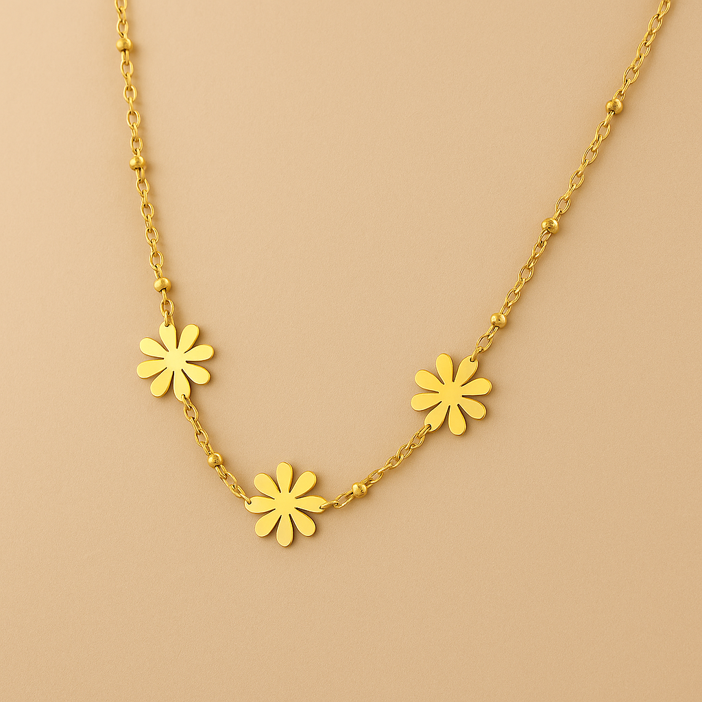 Golden Blossom Necklace Garud Wear
