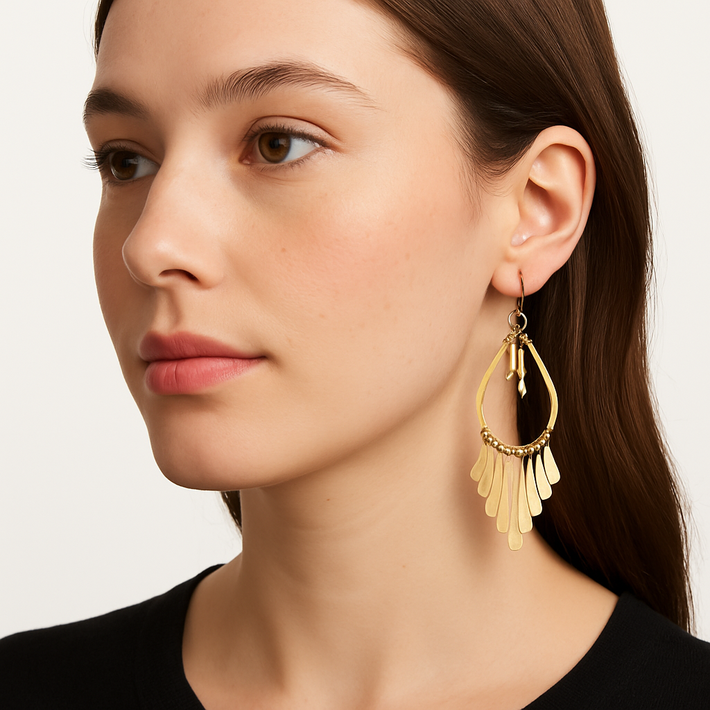 Sunny Glow Handmade Earrings Garud Wear