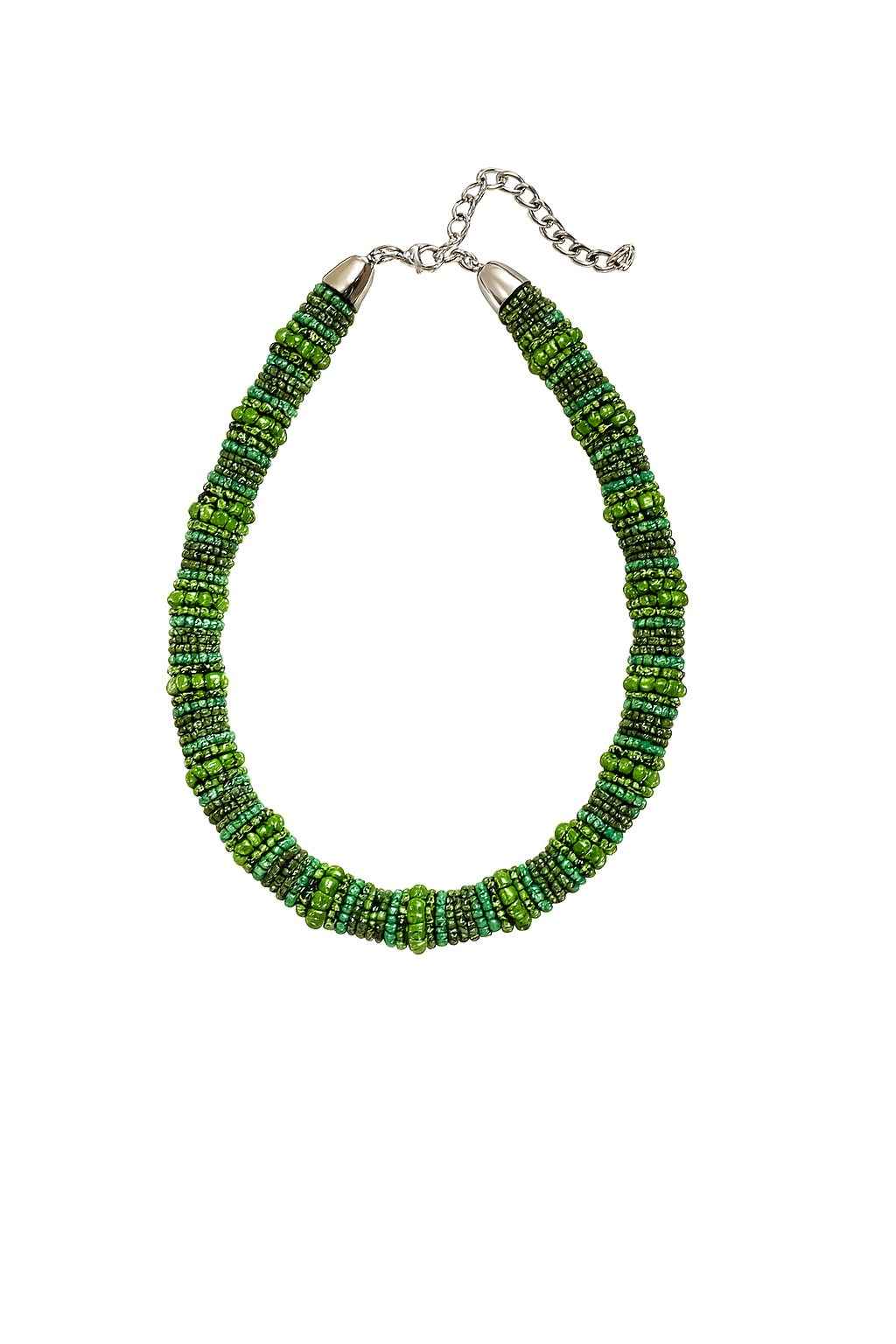 Emerald Breeze Beaded Necklace Garud Wear