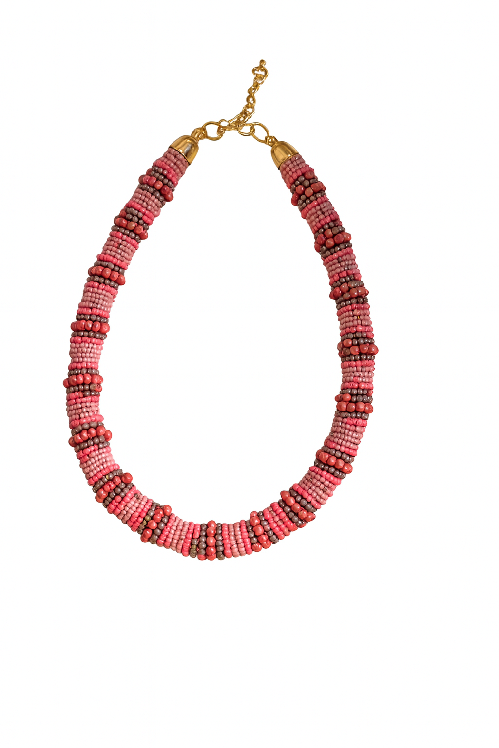 Blush Breeze Handmade Beaded Necklace Garud Wear