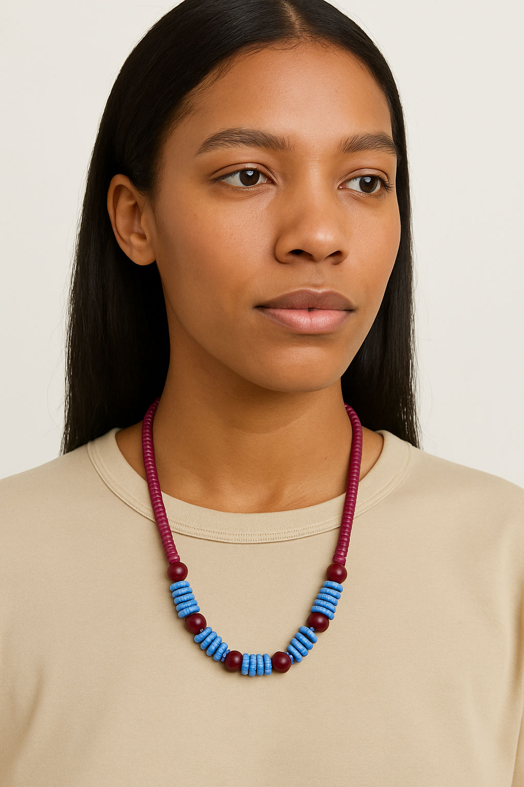 Tranquil Twilight Beaded Necklace Garud Wear