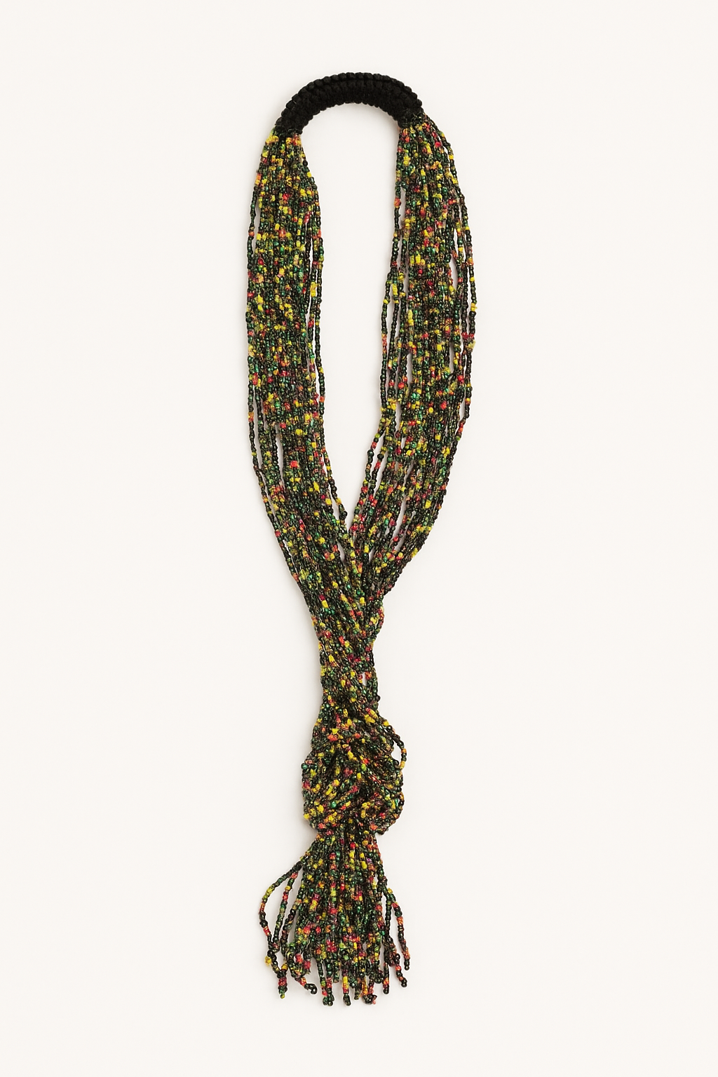 Vibrant Harmony Handmade Beaded Necklace Garud Wear