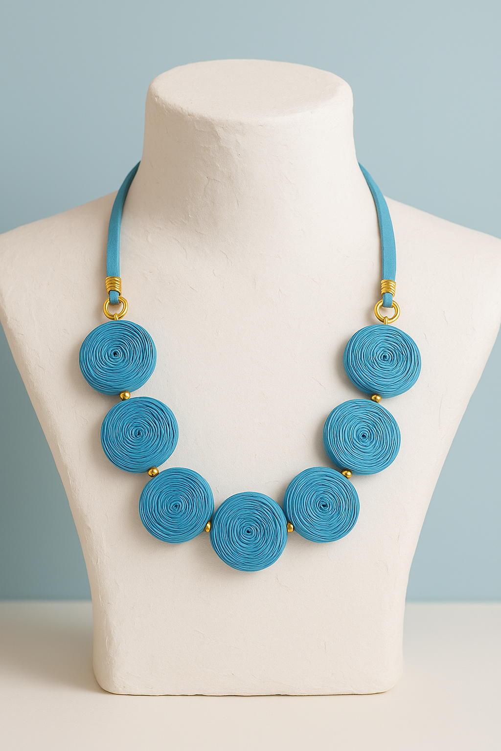 Eco Breeze Raffia Necklace Garud Wear