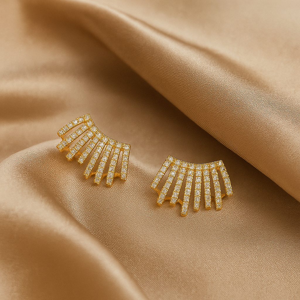 Golden Grace Cuff Earrings Garud Wear