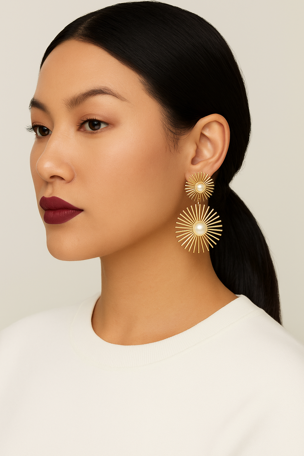 Radiant Edge Earrings Garud Wear
