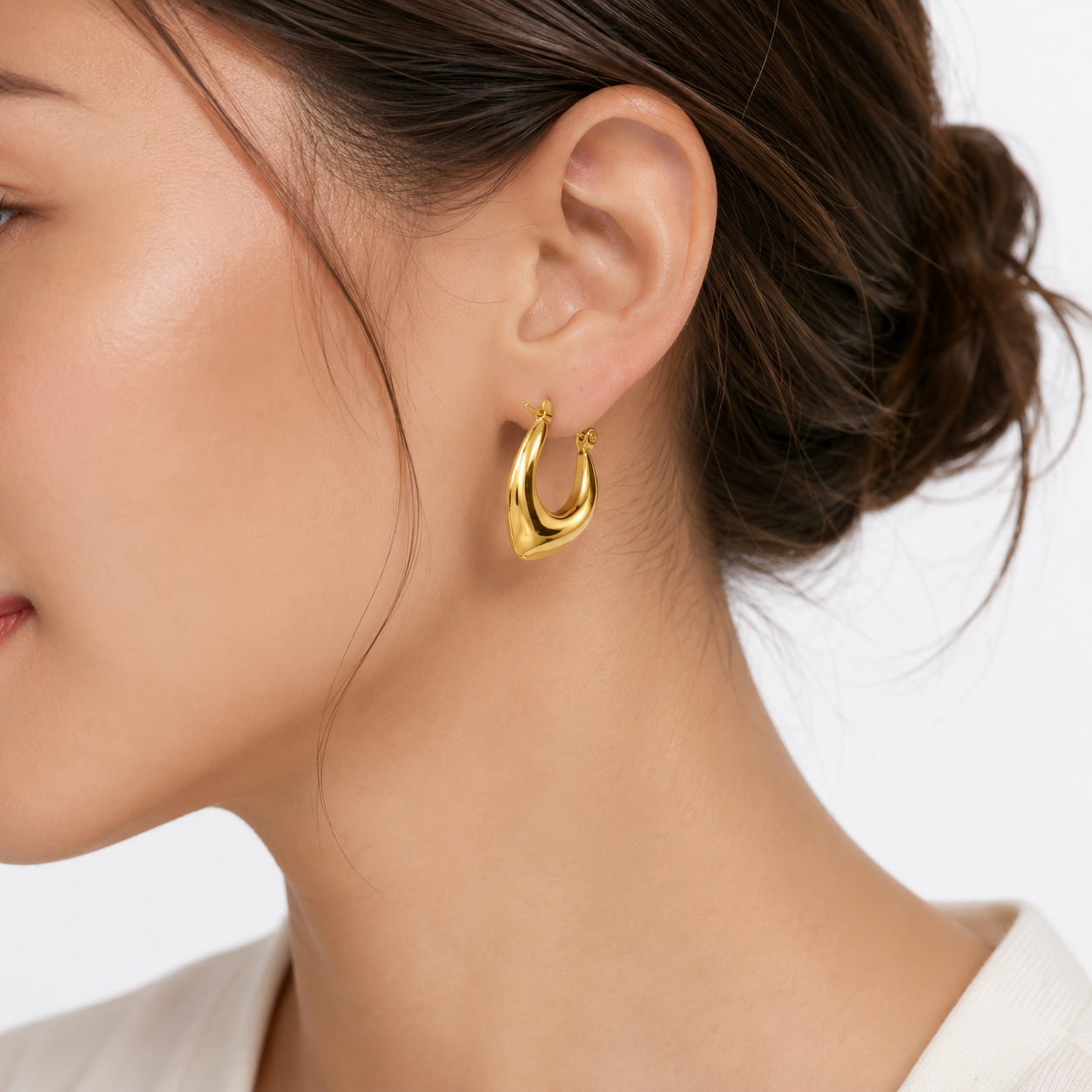 Elegant Golden Purse Earrings Garud Wear