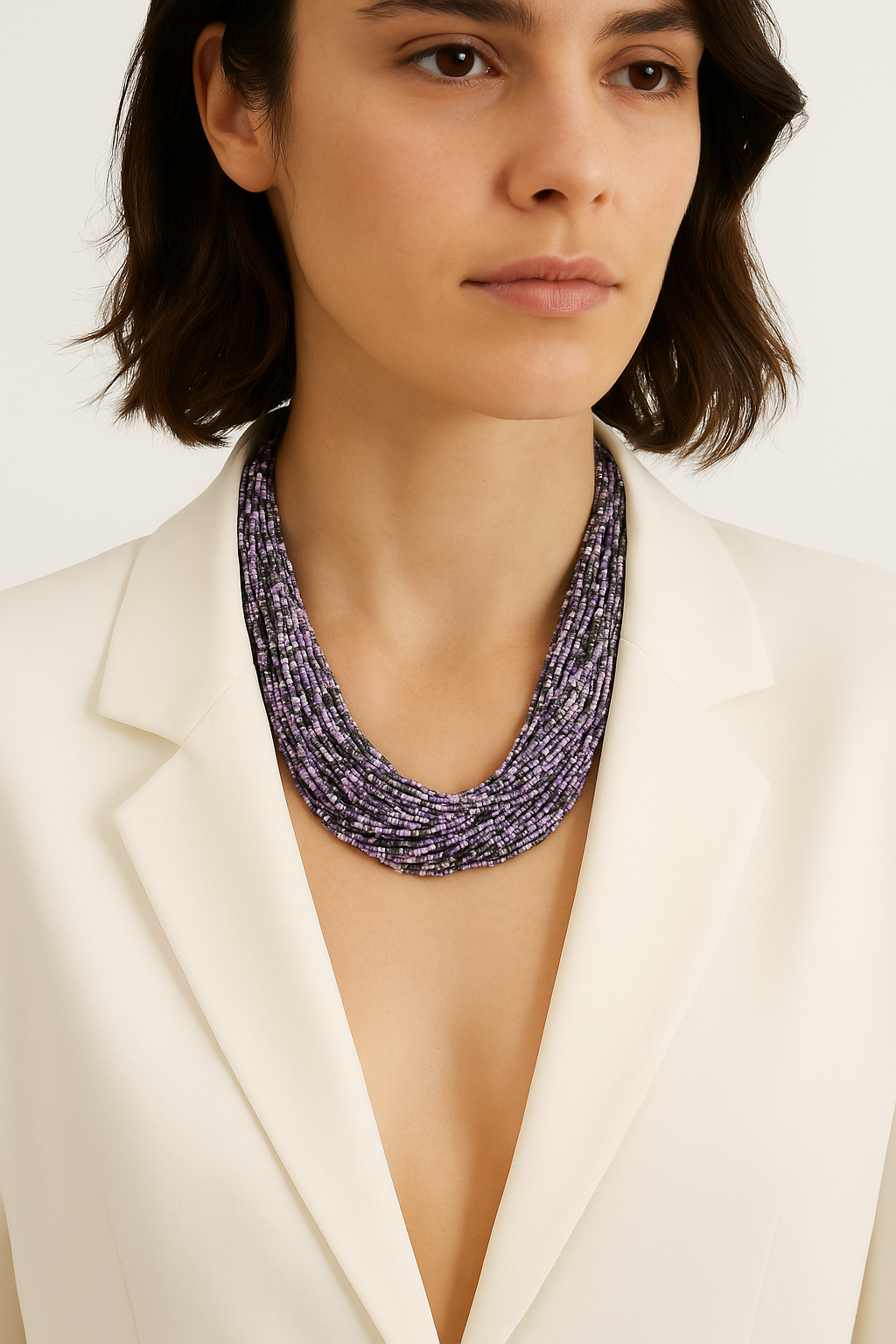 multi-lavender-necklace Guiyaa Jewels
