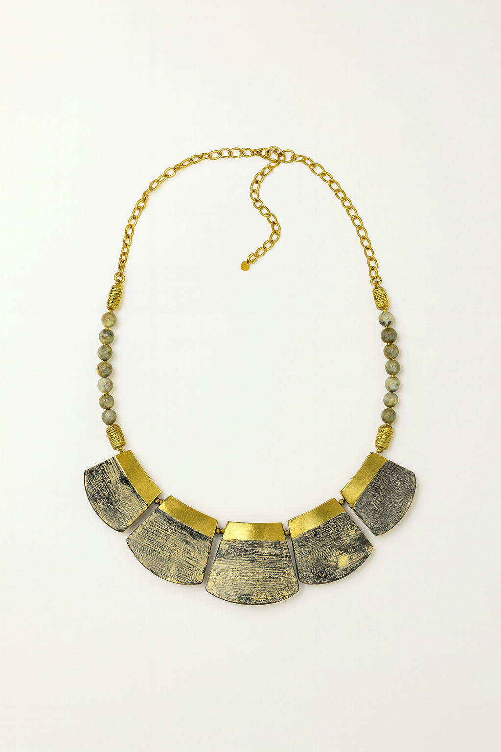 wooden-parrot-green-neckpiece Guiyaa Jewels