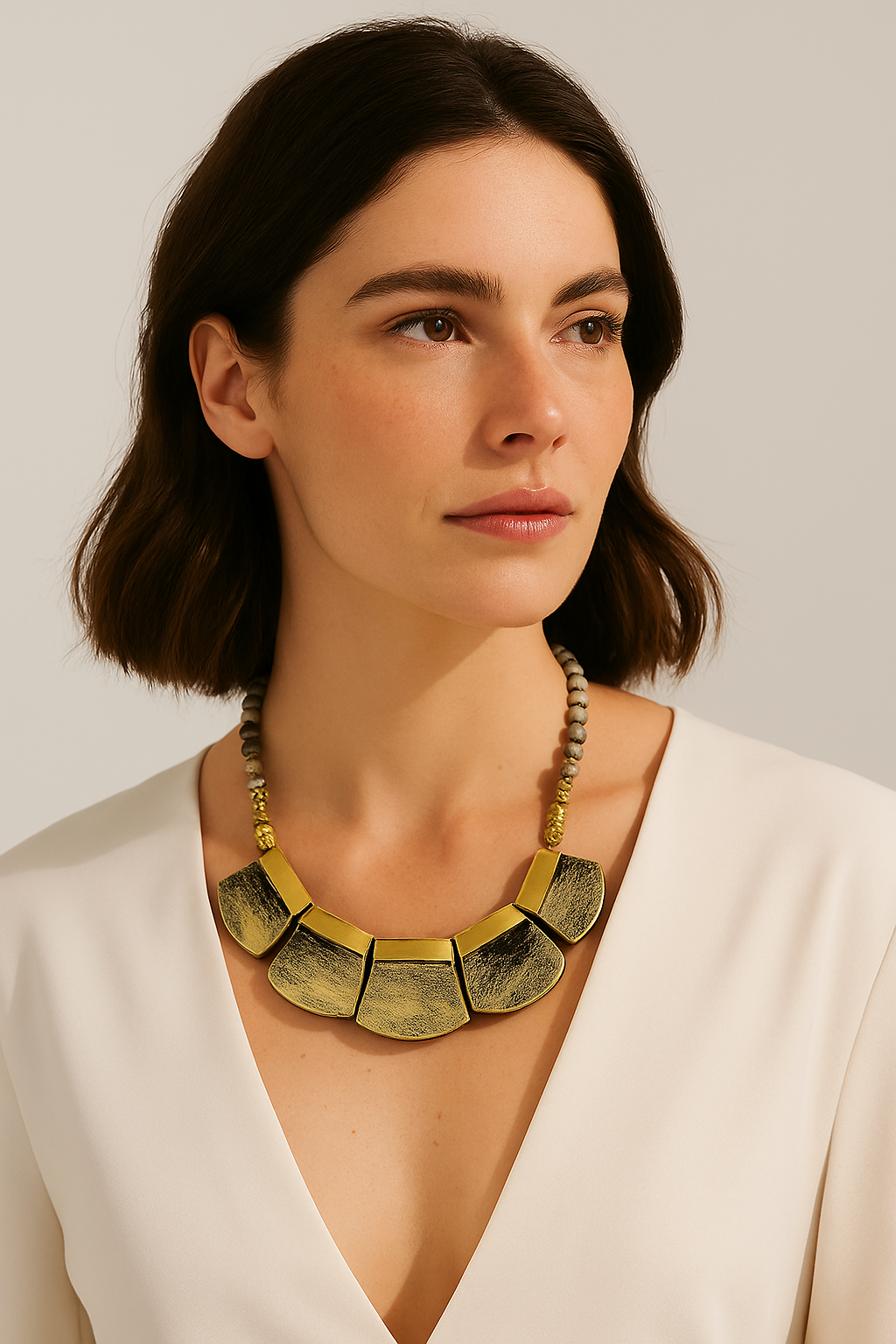wooden-parrot-green-neckpiece Guiyaa Jewels