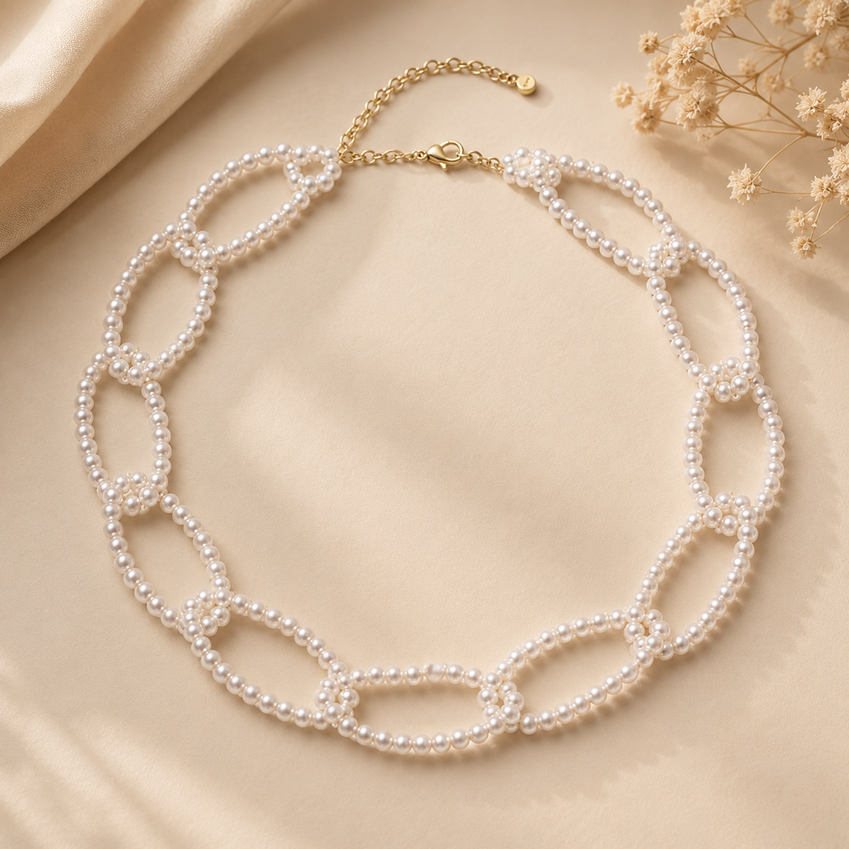 Elegant pearl Necklace Garud Wear