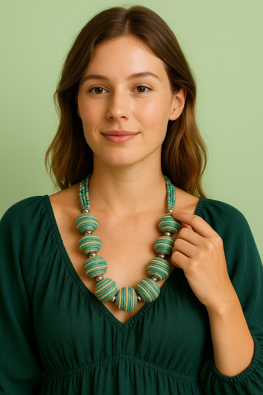 Jute Elegance Necklace Garud Wear