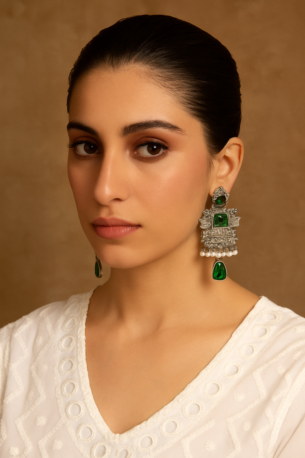 emerald-earrings Garud Wear