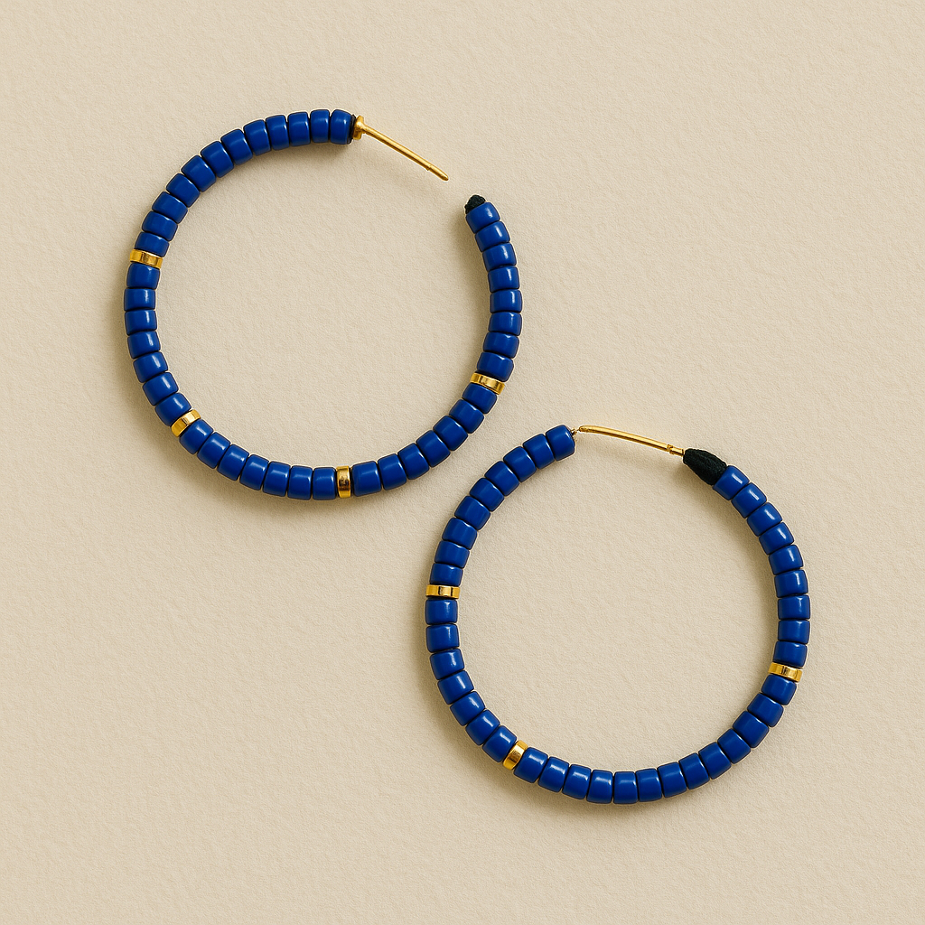 Marine Bead Hoops Garud Wear