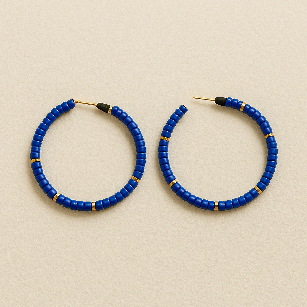 Marine Bead Hoops Garud Wear