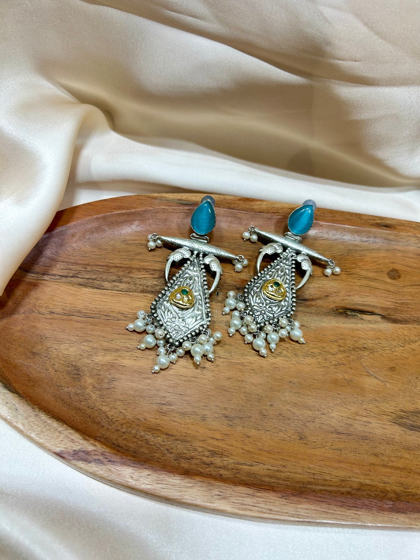Blue Mirage earrings - Garud Wear