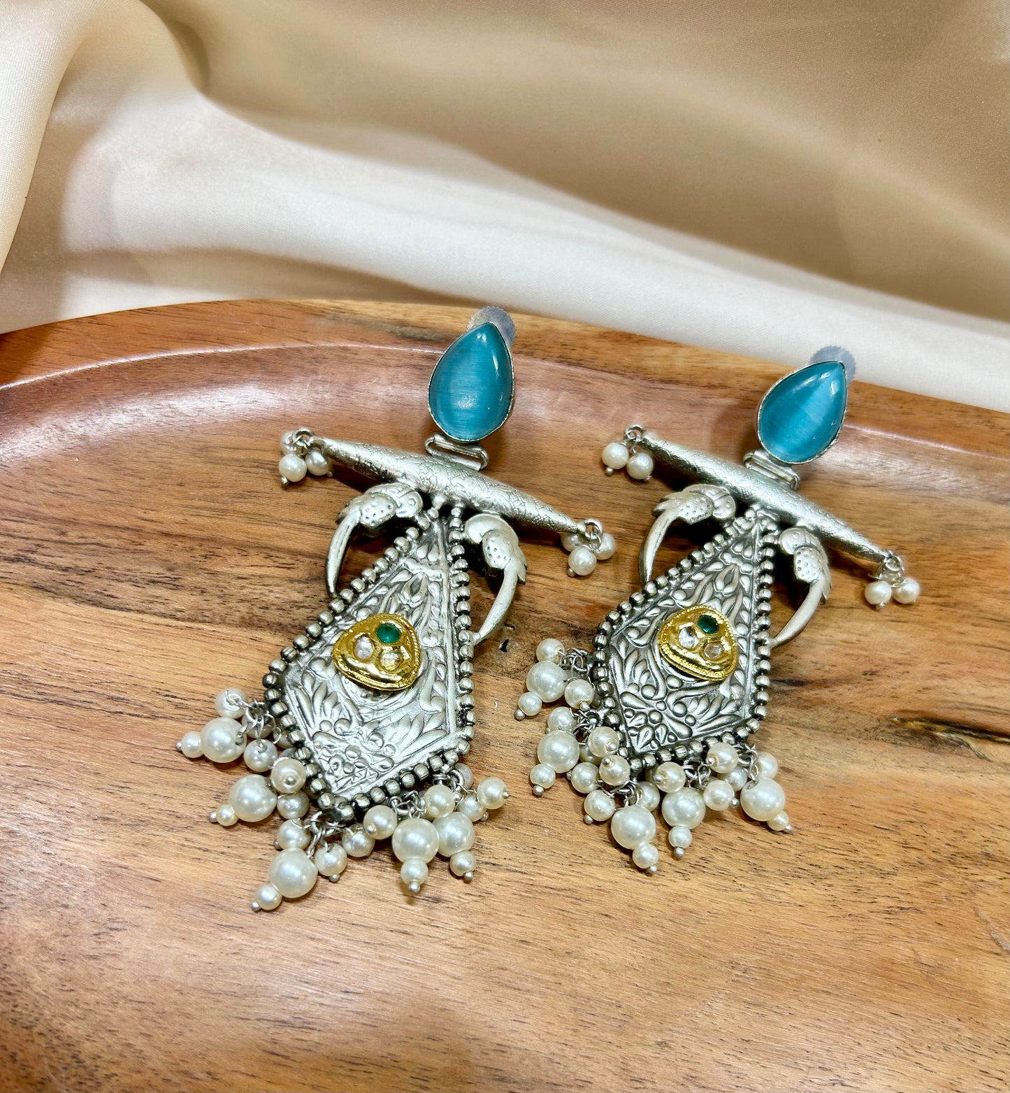 Blue Mirage earrings - Garud Wear