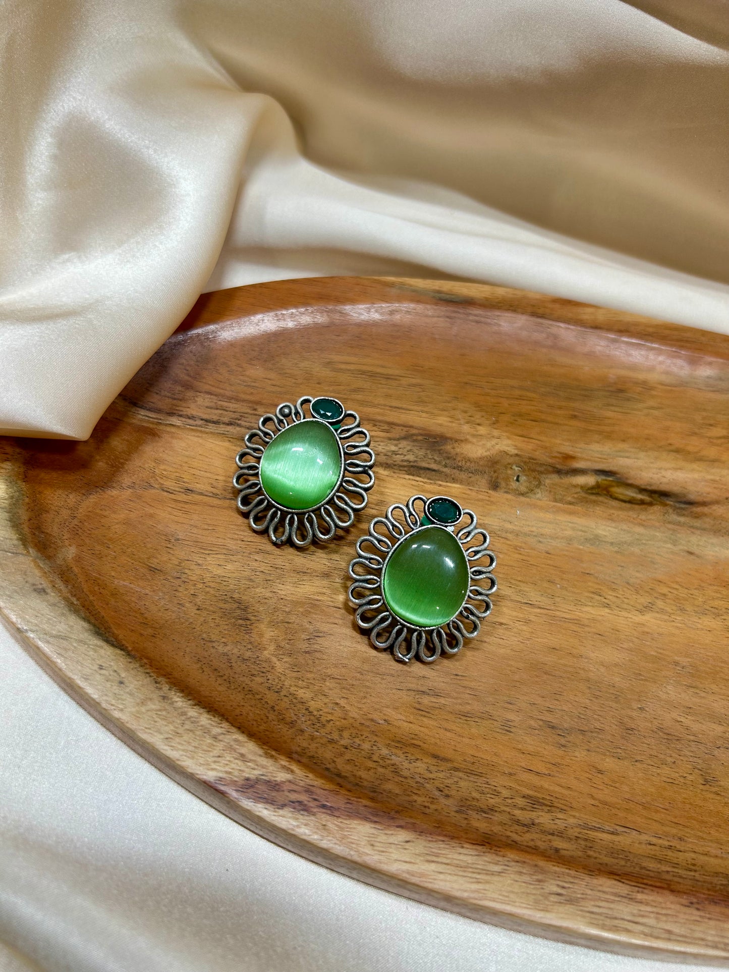 Moss Green Studs - Garud Wear