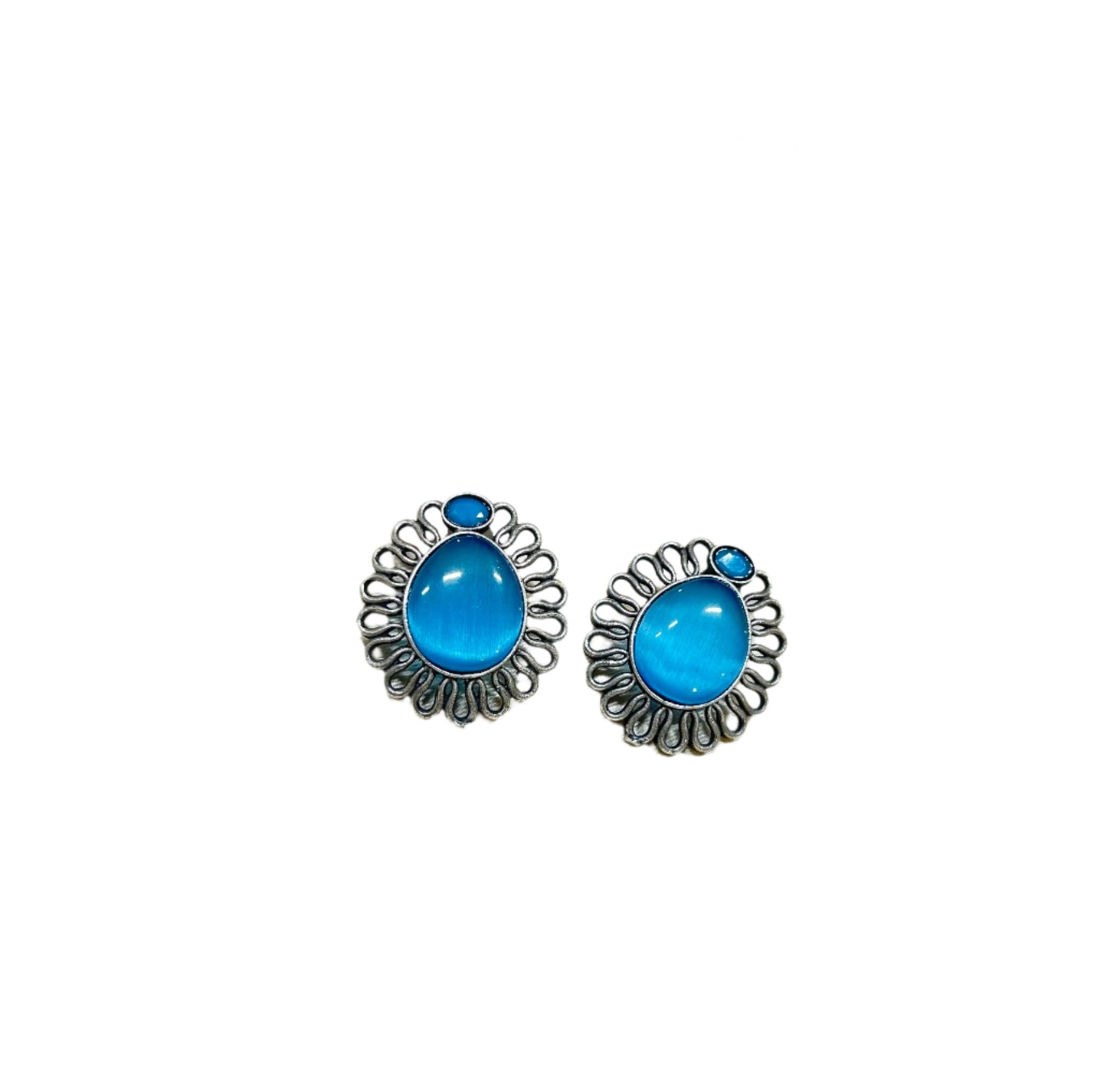 Blue Charm Studs - Garud Wear