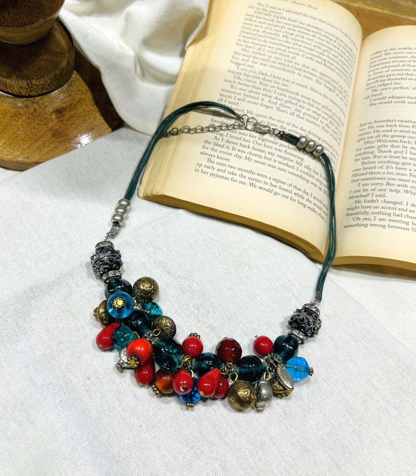 Multi Glossy Beads Necklace - Garud Wear
