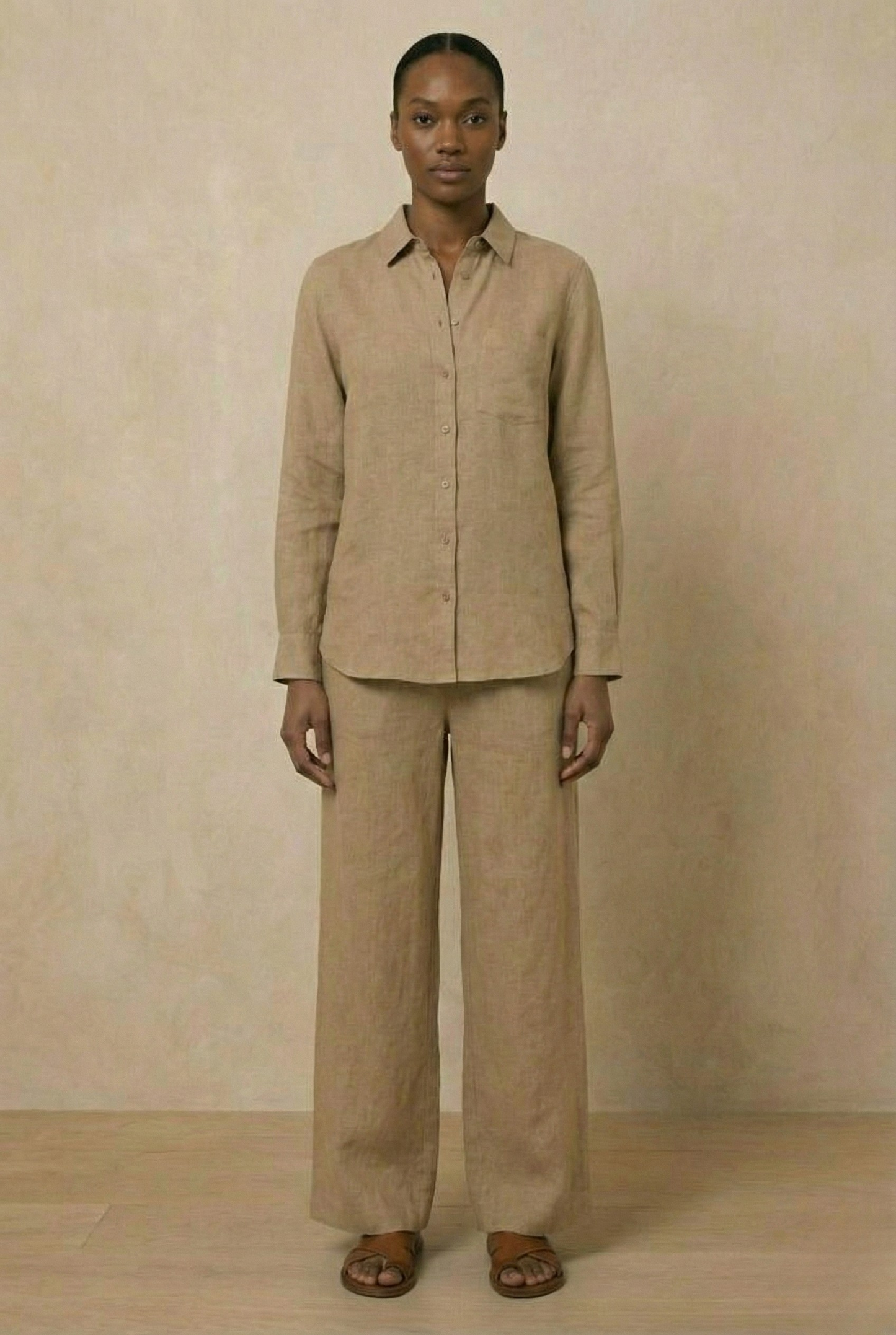 Beige Cord set Garud Wear