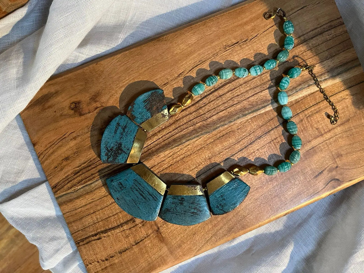 Nature's Embrace Aqua Guiyaajewels