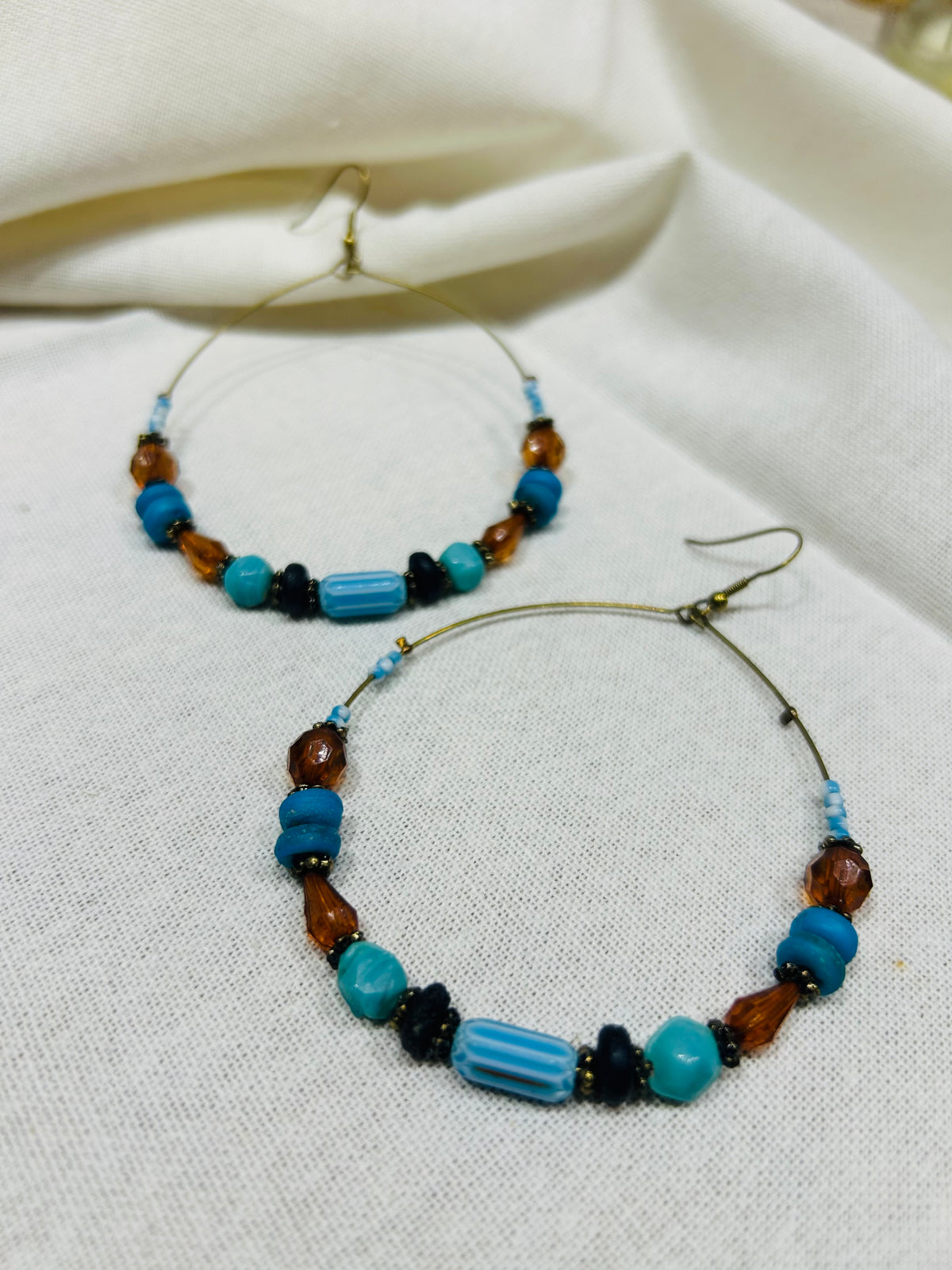 Blue Dazzle Hoops - Garud Wear