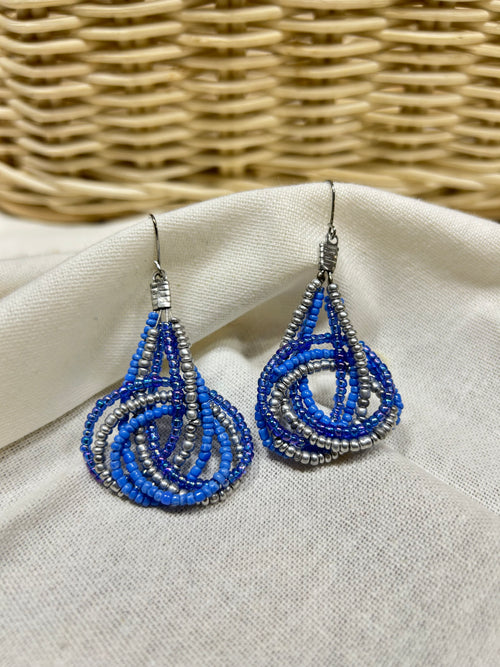 Blue Twisted Elegance - Garud Wear