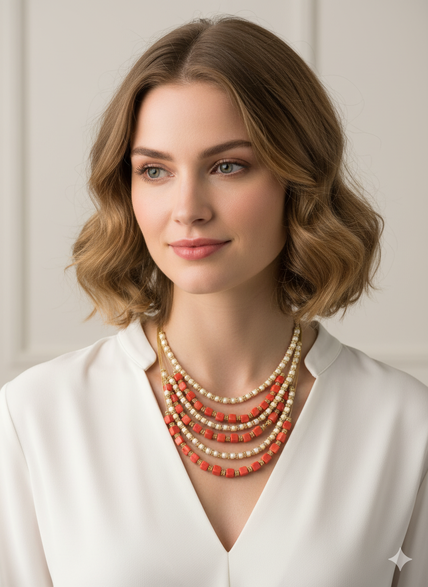 Serene Layered Necklace Garud Wear