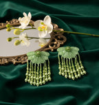 Forest Glow Beaded Earrings