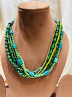 Wooden Green Necklace - Garud Wear